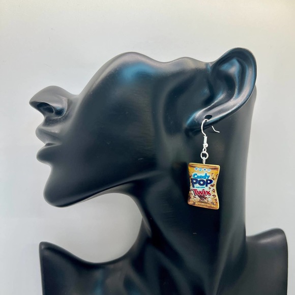 Candy Pop Earrings- Popcorn Earrings - M&M’s Earrings - Butterfinger Earrings - Picture 7 of 10